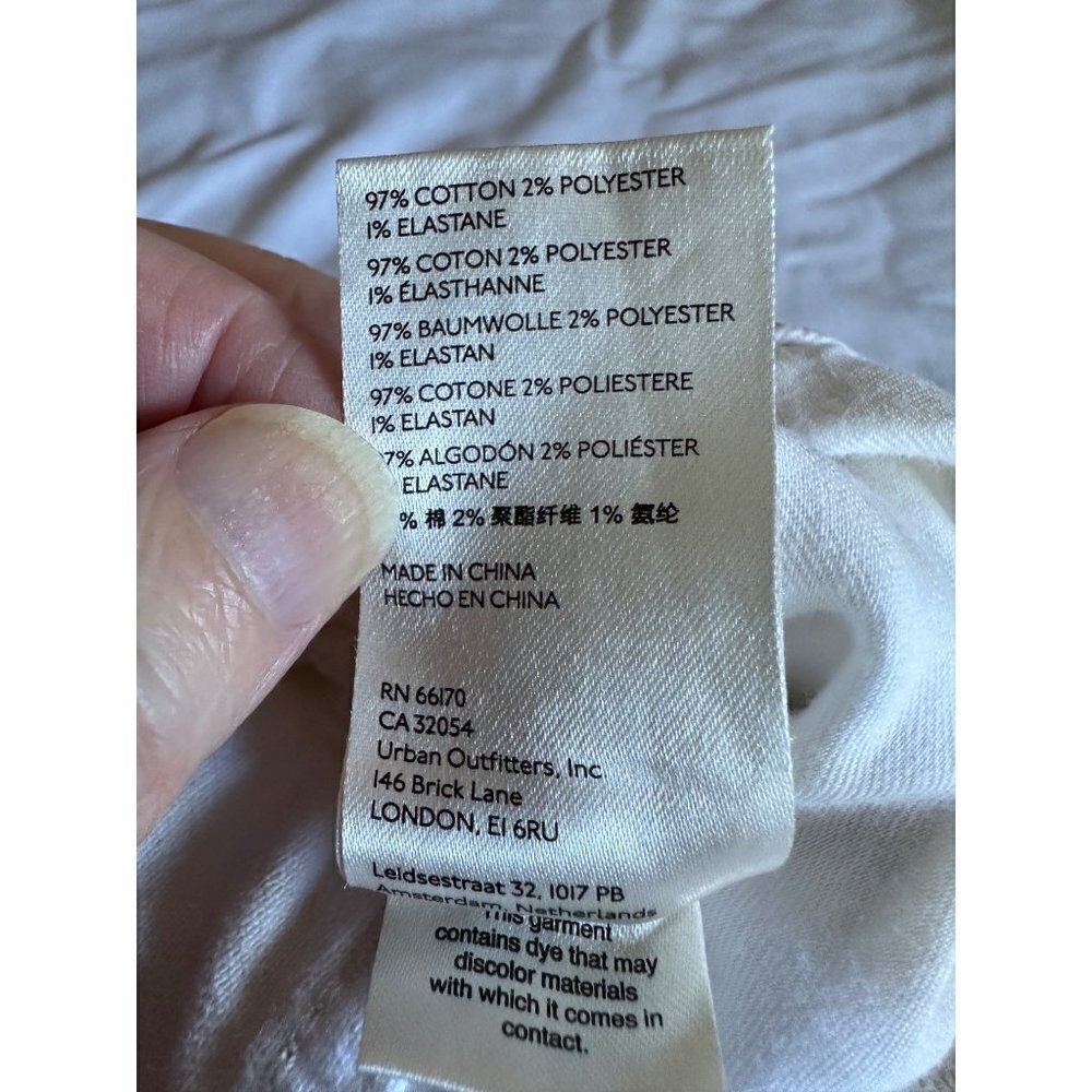 ANTHROPOLOGIE + Pilcro Slim Boyfriend Crop Tie Dye Jeans Plus Size 22W NEW $160 - Picture 7 of 13